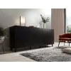 Cómoda Cama Meble ETNA 2000×420×820 mm, preto mate, aglomerado