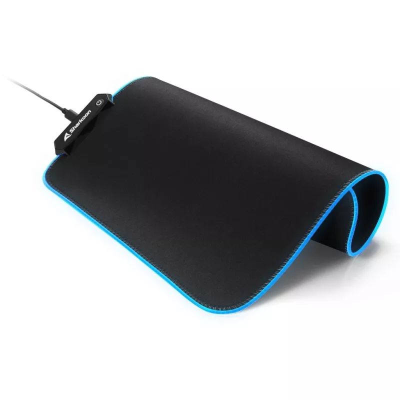 1337 RGB V2 Gaming Mat 360, Tapete de rato Gaming preto