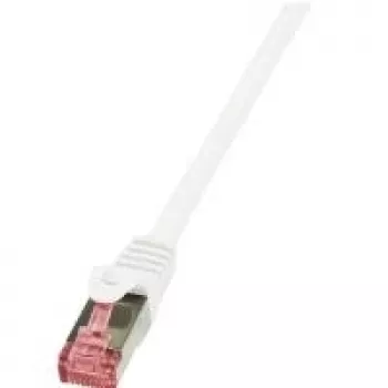 Cabo de rede LogiLink Cat.6 S/FTP RJ-45 7,5 m branco