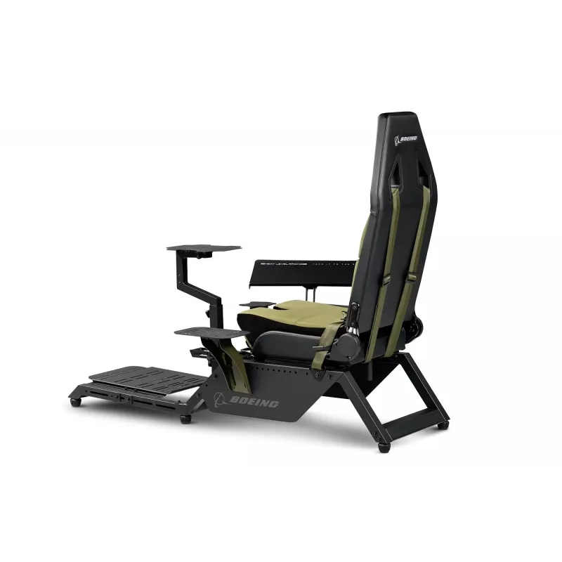 Assento de cockpit Next Level Racing Flight Simulator Boeing Military 396055 — assento especial de simulação de voo, compatível com manípulos de controlo e pedais