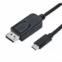 Adaptador de cabo de vídeo ROLINE 11.04.5835 1 m DisplayPort USB Type-C preto (11.04.5835)