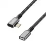 USB 3.2 Gen2 Type-C para conector fêmea USB-C, PD, 1 m