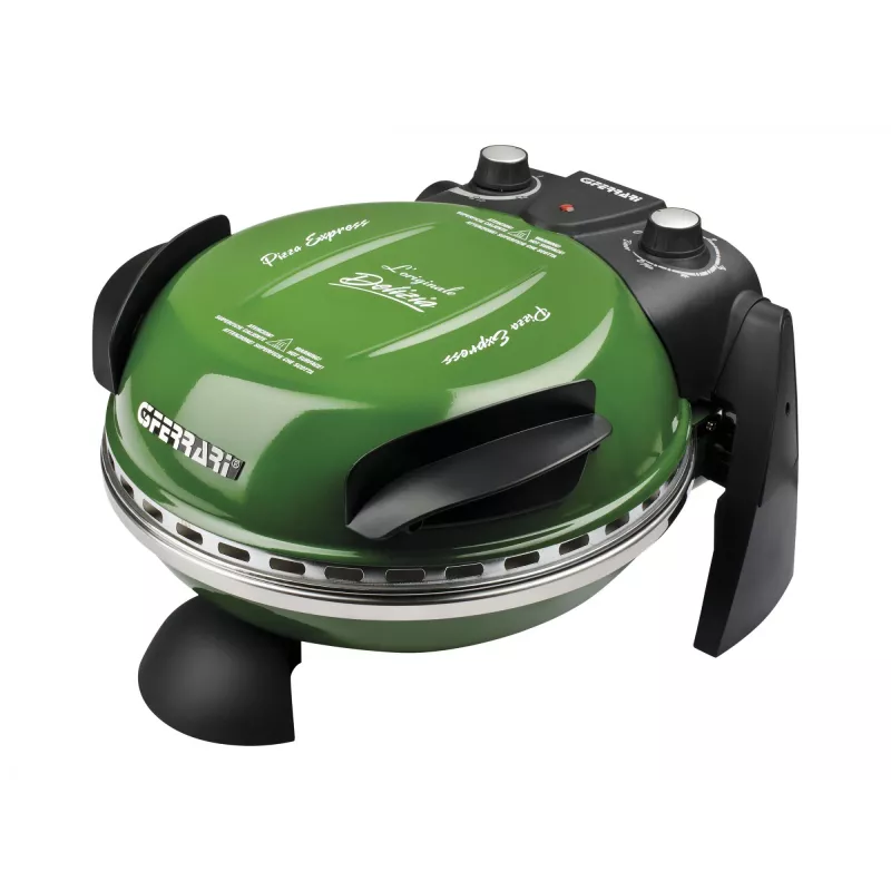 Delizia Forno de pizza G1000603 (verde, 1.200 Watt, para pizza Ø 31 cm)