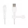 Tampa de proteção contra pó DeLOCK para ficha USB Type-A e ficha USB Type-C conjunto 2 unid. branco
