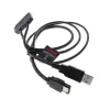Cabo eSATA Akasa Flexstor para HDD e SSD SATA de 6,40 cm (2.5) (AK-CBSA03-80BK)