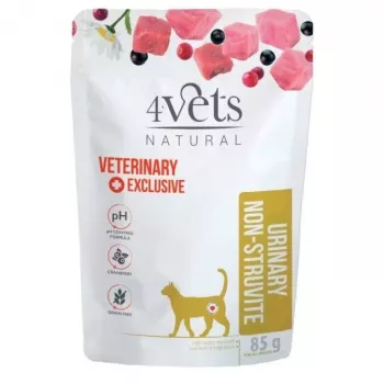 4VETS Natural Urinary Non-struvite - Comida húmida para gatos - 85 g