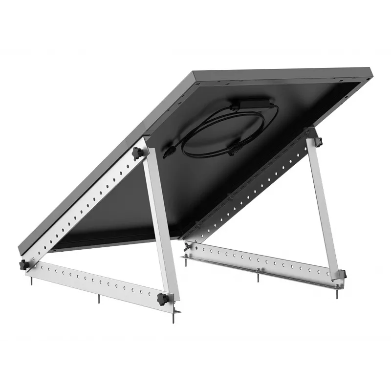 Conjunto de montagem EcoFlow AA-FRAME-28IN autónomo prateado
