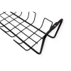 ROTRONIC-SECOMP Roline - cabo - organizador - grelha - montagem sob a mesa - preto (embalagem de 2)