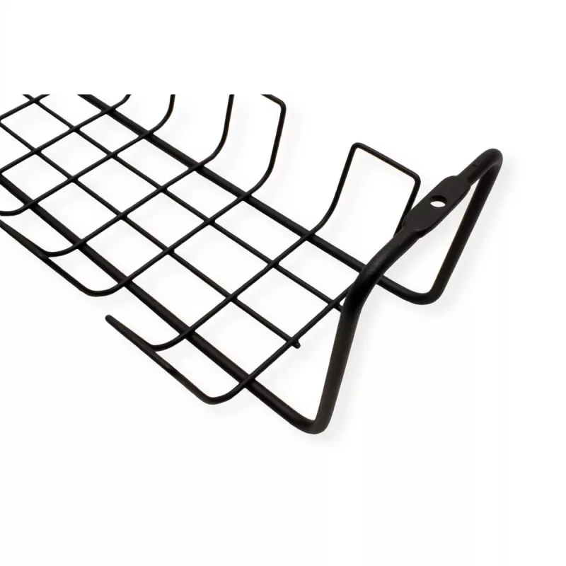 ROTRONIC-SECOMP Roline - cabo - organizador - grelha - montagem sob a mesa - preto (embalagem de 2)