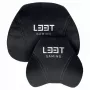 Conjunto de almofadas de cadeira gaming de luxo L33T Gaming 160382, espuma com memória, veludo, ultra macio, Preto