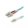 Cabo de ligação de fibra ótica ROLINE OM3 50/125 µm LC/SC 2 m