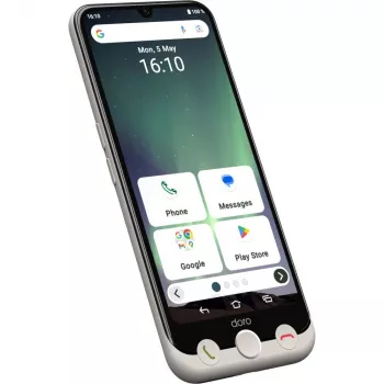 Smartphone Doro Aurora A30 6.1 polegadas 6GB 128GB branco