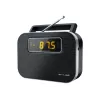 Muse | M-081R | Função despertador | Rádio portátil PLL de 2 bandas | Preto