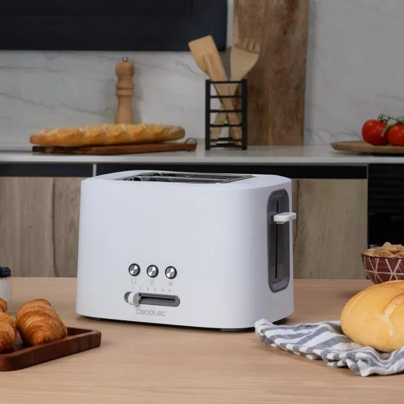 Torradeira Toast&Taste 9000 Double branca (branca, 980 watts, para 2 fatias de pão de forma)