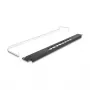 DeLOCK 67060 Patch panel de 19 polegadas tipo D com alívio de tensão, 8 portas centradas, 1U, preto