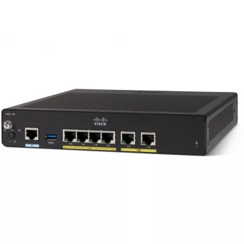 Router com fios Cisco C927-4P Gigabit Ethernet preto