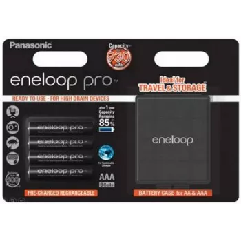 Panasonic eneloop pro BK-4HCDEC4BE - pilha 4 x AAA - NiMH - (recarregável) - 930 mAh (52363180)