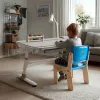 Secretária infantil ergonómica de altura ajustável Ergo Office, cinzento, máx. 100 kg, ER-417 2cz