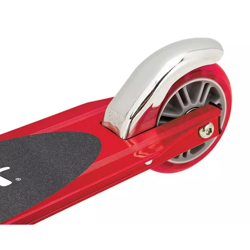 Razor S Sport 13073058 trotinete, aço, dobrável, travão de guarda-lamas traseiro, vermelho/preto