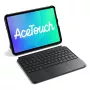 Capa com teclado folio Inateck KB04122 para iPad 11 polegadas — layout QWERTZ, Bluetooth, bateria de 500 mAh, 450 g