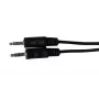 Cabo de áudio Microconnect AUDLL1 1 m 3,5 mm preto