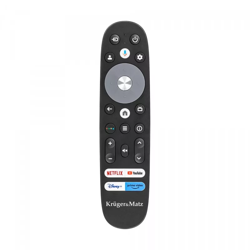 Televisor LED kruger & matz KM0250UHD-SA 50 polegadas UHD 4K Google TV DVB-T2/T/C H.265 HEVC classe energética F
