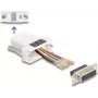 DeLOCK D-Sub 15 pinos fêmea para RJ45 fêmea kit de montagem branco VGA RJ-45