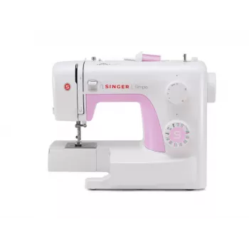Máquina de costura | Singer | SIMPLE 3223 | número de pontos 23 | número de casas de botão 1 | branco/rosa