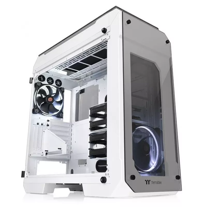 Caixa View 71 Riing Tempered Glass E-ATX Full Tower - Snow Edition