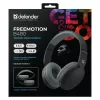 Defender FreeMotion B480 63480 auscultadores sem fios supra-auriculares, Bluetooth 5.3, USB-C, AUX, microSD, até 14 h, 20-20000 Hz, pretos