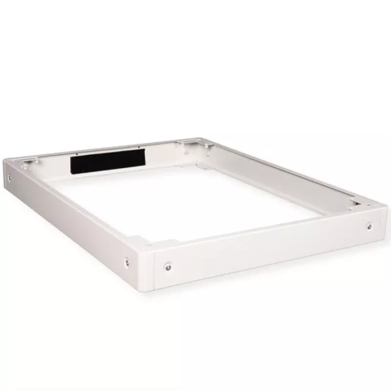 Base para rack ROLINE 800 x 1000 mm cinzento – apoio de chão para armários de rede 19