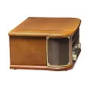 Denver MCR-50MK3 aparelhagem retro com gira-discos, CD/MP3, leitor de cassetes e rádio, 2 x 2,5 W, acabamento em madeira