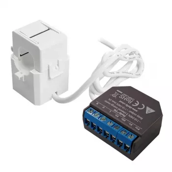 Conjunto Shelly EM + transformador 50A (medição de energia)