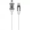 Cabo Ethernet Goobay USB-C 3.1 para RJ45 fino 2 m - liga router ou modem (74387)