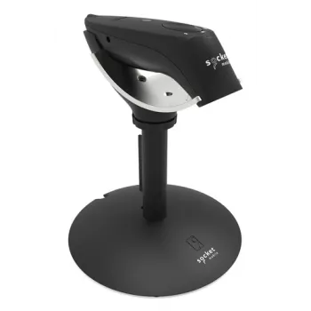Socketscan S720 leitor linear de códigos de barras e QR Code preto base de carregamento ST
