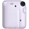 Máquina fotográfica instantânea Fujifilm Instax Mini 12 roxa — imagem 86×54 mm, filme 62×46 mm, distância focal 60 mm