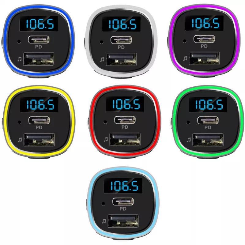Transmissor FM 4smarts 456201 isqueiro preto prateado AM FM Bluetooth