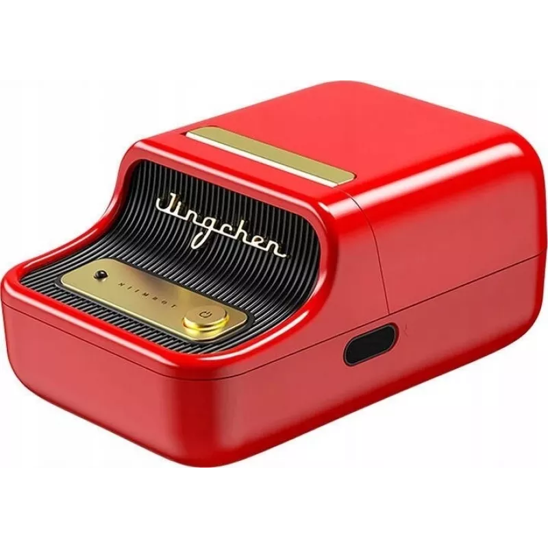 Impressora de etiquetas NIIMBOT B21S vermelho — impressora térmica Bluetooth compacta, largura de impressão 50 mm, 60 mm/s, bateria 1200 mAh
