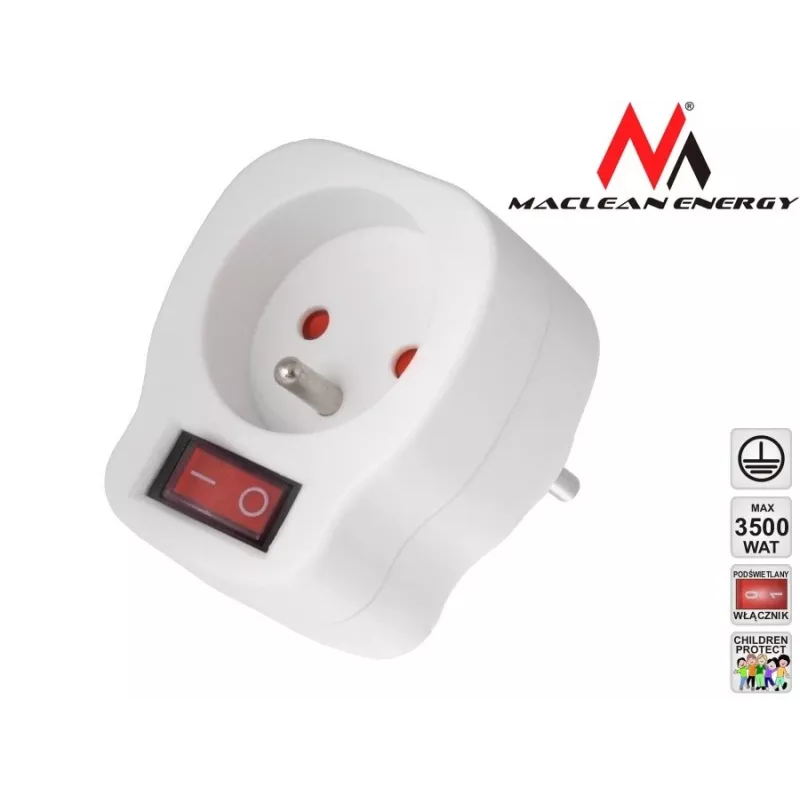 Tomada MACLEAN tomada AC MCE13 com interruptor