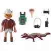 Playmobil Special Plus investigador com jacaré jovem conjunto de brincar