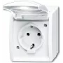 Tomada Busch Jaeger 2083-0-0831 CEE 7/3 branco (2083-0-0831)