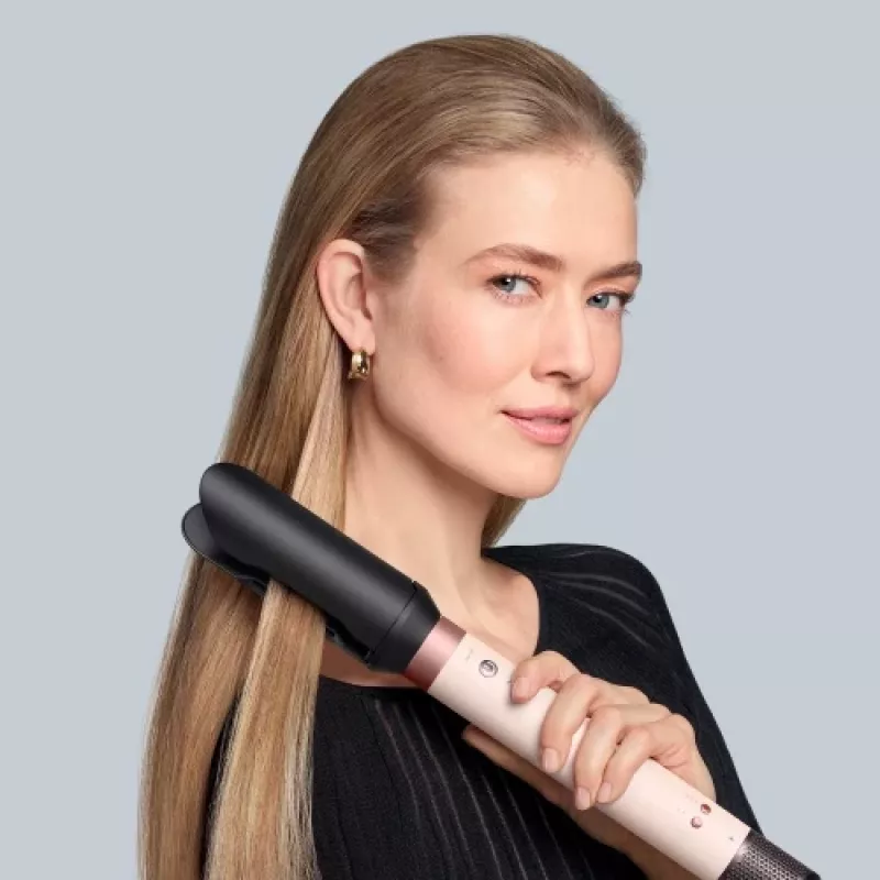 Multistyler Airwrap Co-anda2x Straight + Wavy, creme/ouro rosa, Bluetooth, 1.700 Watt (embalagem danificada)