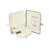 Caixa de distribuição de fibra ótica Extralink Edith 16 fios cinzento ABS