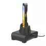 Base de carregamento de slot único – compatível com alça de mão e punho de pistola – requer cabo USB-C