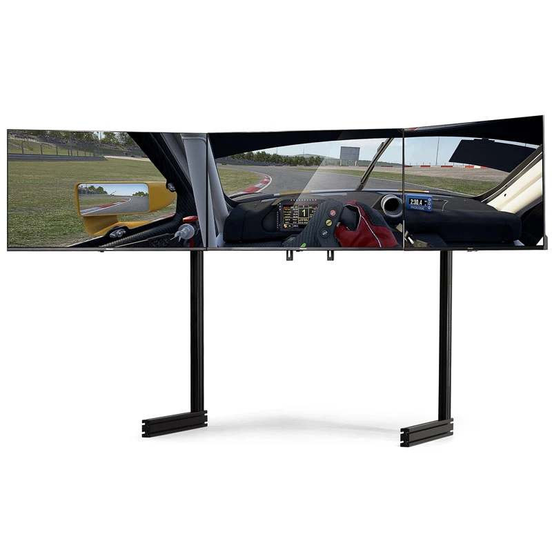 Suporte de monitor triplo Next Level Racing Elite Triple Monitor Stand Add-on - Black Edition