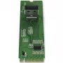 ICY DOCK - SSD M.2 NVMe PCIe 4.0 para 1 x Adaptador SlimSAS 4i com Redriver