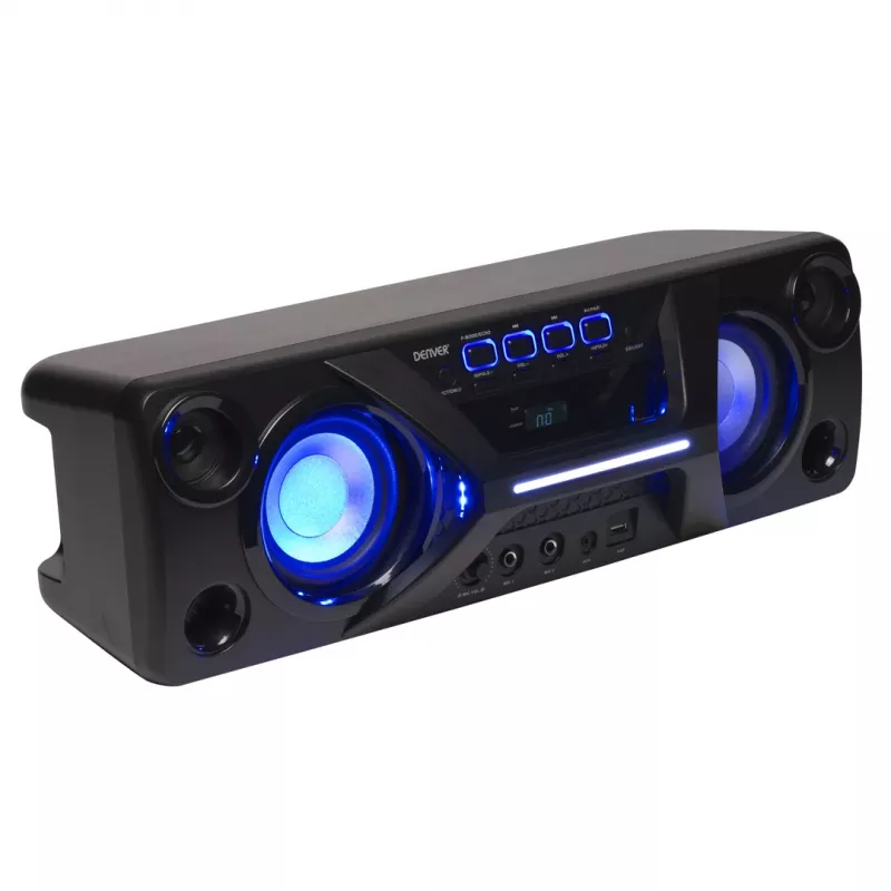Altifalante portátil estéreo Denver BTB-410NR preto