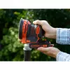 Lixadeira orbital portátil Black & Decker BDCROS18N-XJ 12000 rpm preto, laranja