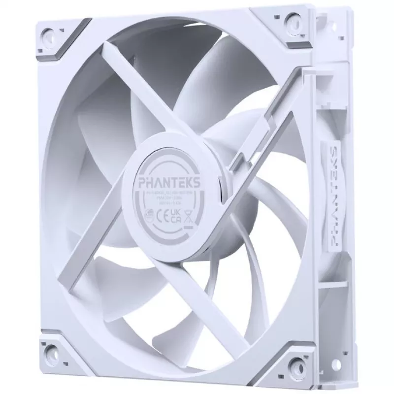 Ventoinha de caixa PHANTEKS M25 Gen2 140mm PWM D-RGB, pack de 3, branco