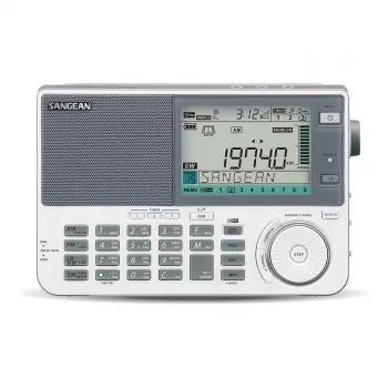 Rádio portátil Sangean ATS-909 X2 — branco — sintonizador digital AM FM SW